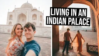 We Slept in a Royal Palace in India | Exploring Taj Mahal & Agra & Karauli