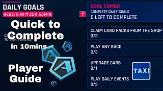 Asphalt 9 - Daily Goals Guide - Simple Method to Complete - Done in 10mins