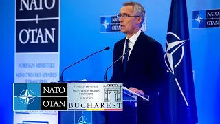 NATO Secretary General, Press Conference at Foreign Ministers Meeting, Bucharest Romania 29 NOV 2022