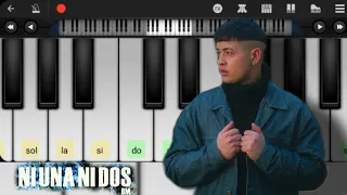 BM - Ni Una Ni Dos | PERFECT PIANO TUTORIAL