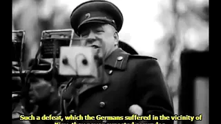 Soviet Marshal Georgy Zhukov speech in Kiev, November 1943 (ENG SUB)