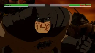 Batman vs Mutant Leader...with healthbars