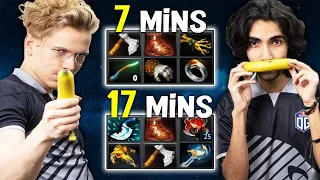 SumaiL SVEN Crazy FARMING SPEED against Topson's TINY - NO MERCY! DOTA 2