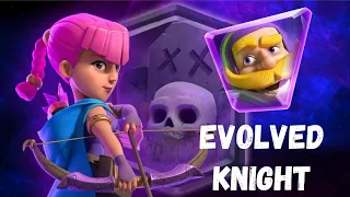 Best KNIGHT EVOLUTION deck Clash Royale (LADDER)