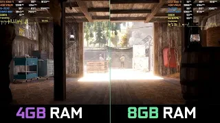 Far Cry 5 - 4GB RAM VS 8GB RAM - GTX 1050 Ti - i5 3570 - Ultra Settings - 1080p