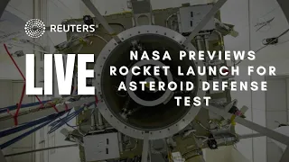 LIVE: NASA speaks ahead of rocket launch for asteroid defense test