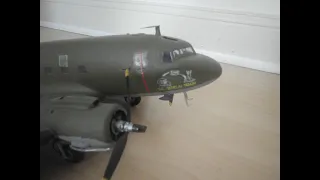 Special Built 1/48 C-47A Skytrain from Trumpeter "The Berlin Train" from Frankfurt Am Main Airport