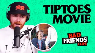 Andrew Santino Watches Tiptoes Trailer for the First Time | Bad Friends Review
