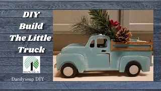 Dollar Tree DIY Build The Little Truck Tutorial - EASY Step-by-Step