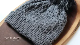 Granite Beanie Crochet Pattern