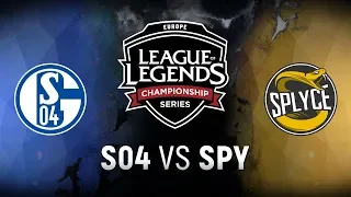 S04 vs. SPY - Quarterfinals Game 3 | EU LCS Summer Playoffs | FC Schalke 04 vs. Splyce (2018)