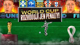 Kdyby WORLD CUP🏆 rozhodovaly jen PENALTY! [FIFA 23 Experiment]