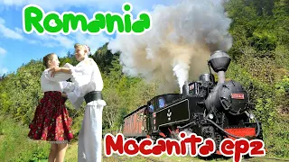 Mocanita,Locomotiva cu Abur, Steam Locomotive, Viseul de Sus, Romania ep11- travel video calatorie