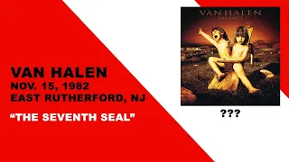Eddie Van Halen jams "The Seventh Seal" riff from Balance in 1982