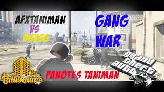 AFxTANIMAN VS BGxSG GANGWAR | GTA V Billionaire City Rp