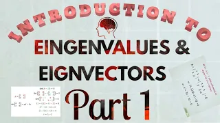 INTRODUCTION TO EIGENVALUES AND EIGENVECTORS PART 1 WITH Mr TSEBE