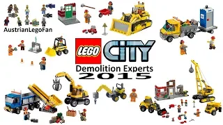 Lego City Demolition Experts Compilation of all Sets 2015