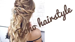 ТЕКСТУРНАЯ УКЛАДКА В СТИЛЕ БОХО | BOHO HAIRSTYLE