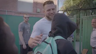 Taysom Hill at the YEP Mentoring Program | New Orleans Saints