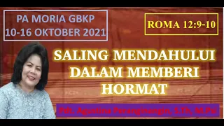 Saling Mendahului Dalam Memberi Hormat (Roma 12:9-10) - Pdt. Agustina Peranginangin, S.Th, M.Psi