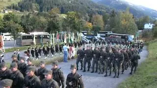 Einmarsch zur Angelobung in Jochberg am 28.09. 2012