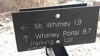 2018 PCT thru-hike Forester Pass - Mt Whitney