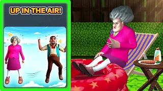 Scary Teacher 3D | miss T Up in the Air Walkthrough (iOS Android)