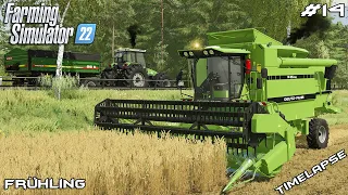 Harvesting WINTER WHEAT with DEUTZ-FAHRs | Animals on Frühling | Farming Simulator 22 | Episode 14