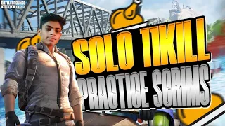 PRACTICE SCRIMS SOLO 11 KILLS  WINNER WINNER CHICKEN DINNER  BGMI