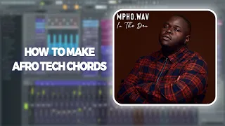 How to make emotional afro tech chords in FL studio