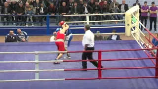 BOXING FINAL14 april 2017 64kgRED Bachkov Oganess  ARM VS BLUE Doliashvili Georgi GEO   RED WP