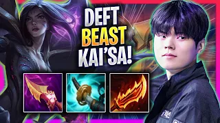 DEFT IS A BEAST WITH KAI'SA! - KT Deft Plays Kai'sa ADC vs Xayah! | Season 2024