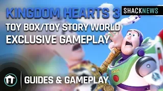 Kingdom Hearts 3 - Toy Box World Gameplay 4k