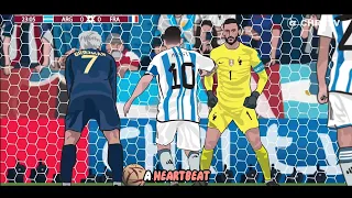 The moment Argentina won the world cup (animated)highlights Argentina 3-3 France (4-2)