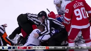 Maple Leafs vs Red Wings Scrum