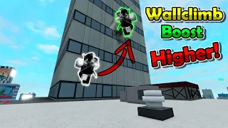 How To Wallclimb Boost Higher [Roblox Parkour]