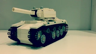 Самодельный танк кв-1 из Лего