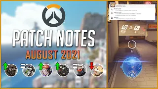 HUGE Wrecking Ball Changes - OVERWATCH PATCH (August 2021)
