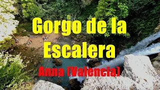 GORGO DE LA ESCALERA, preciosa cascada en Anna (Valencia) 😍