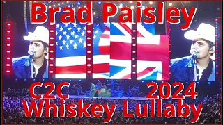 Brad Paisley Whiskey Lullaby - Live @ C2C London 9/3/2024