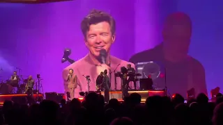 Rick Astley Nottingham 2024 Opening Night Never Gonna Give You Up