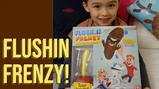 FLUSHIN FRENZY Game Review! Catch Flying Poop!