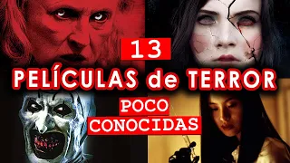 TOP 13 PELICULAS DE TERROR POCO CONOCIDAS PARA NO DORMIR | HALLOWEEN | Edu Rocha Wow Que Pasa