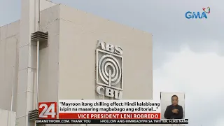 24 Oras: Aplikasyon ng prangkisa ng ABS-CBN, 'end of the road' na raw ayon sa Palasyo