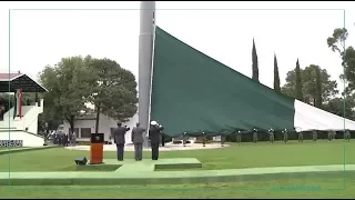 Ceremonia de Izamiento de Bandera Nacional