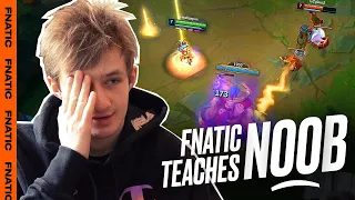 Nemesis coaches noob how to get out of Silver | Fnatic Teaches Noob Ep3