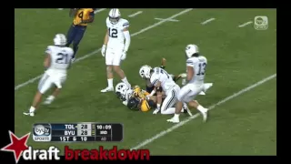 Storm Norton (LT, Toledo) vs BYU (2016)