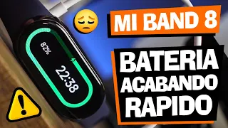 BATERIA MI BAND 8 ACABANDO MUITO RAPIDO 😔