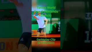 Tennis World Tour 2 (Nintendo Switch) - Gameplay-Clip (07/07/2023) #Shorts #Gaming #nintendoswitch