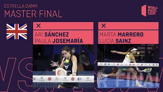 🇬🇧 Highlights Final Sánchez/Josemaría vs Sainz/Marrero Estrella Damm Master Final 2021